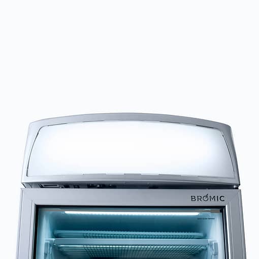 Bromic Freezer UF0374LS-NR Silver UP/R GLS 300L LED - Image 11