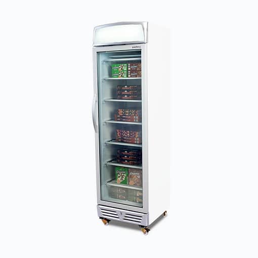 Bromic Freezer UF0374LS-NR Silver UP/R GLS 300L LED - Image 3