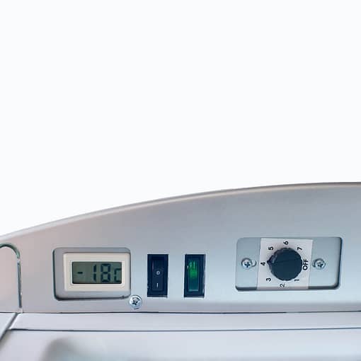 Bromic Freezer UF0374LS-NR Silver UP/R GLS 300L LED - Image 12