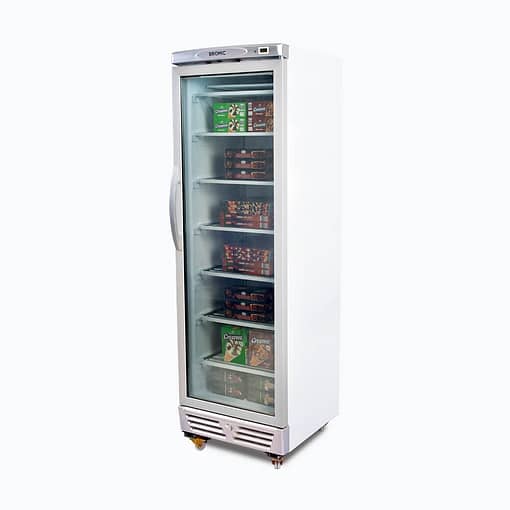 Bromic Freezer UF0374S-NR Silver UP/R GLS 300L LED - Image 3