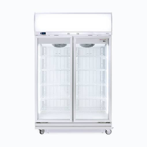 Bromic Freezer UF1000LF UP/R FF GLS 976L 2DR New L/Box