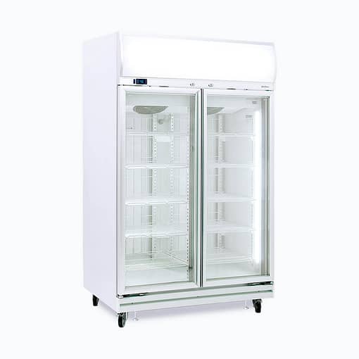 Bromic Freezer UF1000LF UP/R FF GLS 976L 2DR New L/Box - Image 2