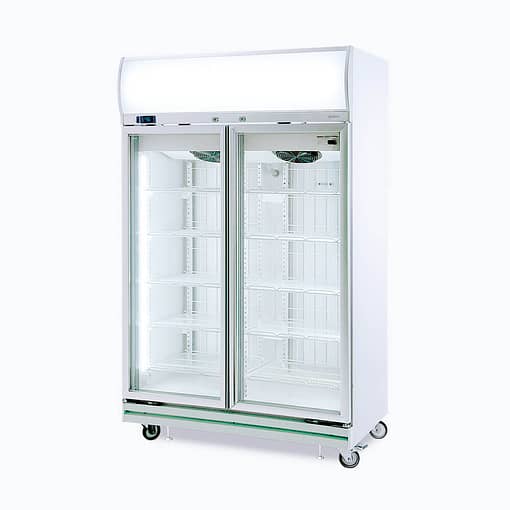 Bromic Freezer UF1000LF UP/R FF GLS 976L 2DR New L/Box - Image 3
