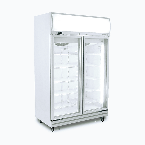 Bromic GD1000LF Display Fridge – 976L, Double Glass Doors, Lightbox - Image 2