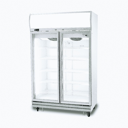 Bromic GD1000LF Display Fridge – 976L, Double Glass Doors, Lightbox - Image 3