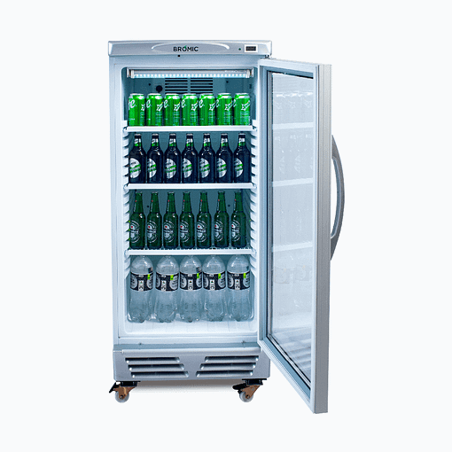 Bromic Chiller GM0220-NR Silver UP/R GLS 215L LED - Image 4