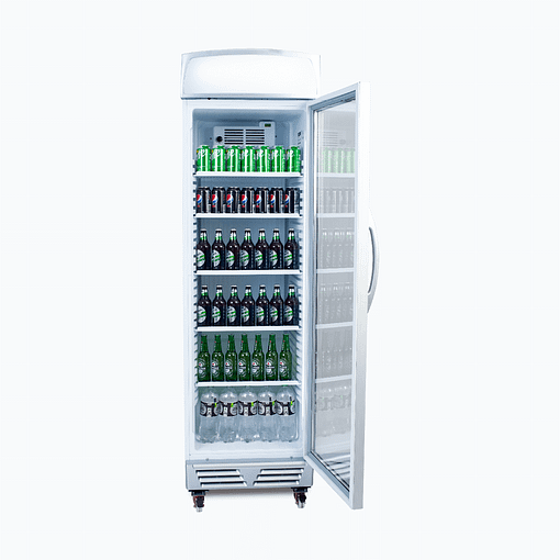 Bromic Chiller GM0374L-NR Silver UP/R GLS 372L LED L/BOX - Image 4