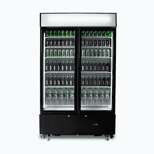 Bromic Chiller GM1000LBCAS UP/R Blk 2DR 960L