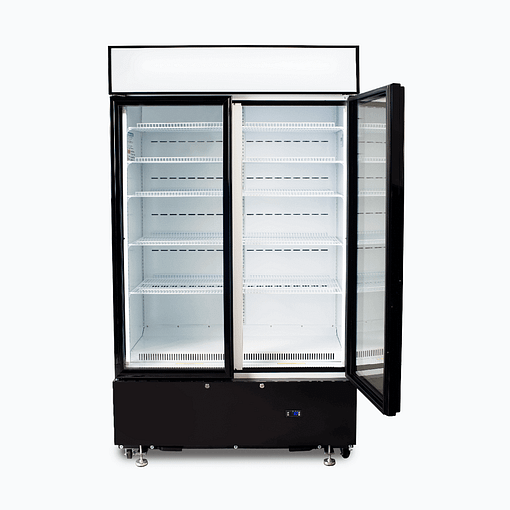 Bromic Chiller GM1000LBCAS UP/R Blk 2DR 960L - Image 8