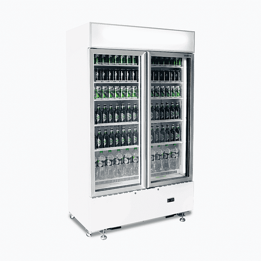 Bromic GM1000LWCAS 960L Dual-Door Display Fridge - Image 2
