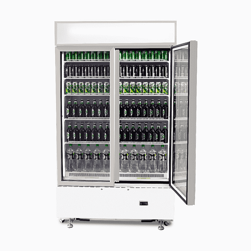 Bromic GM1000LWCAS 960L Dual-Door Display Fridge - Image 4