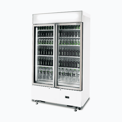 Bromic GM1000LWCAS 960L Dual-Door Display Fridge - Image 3