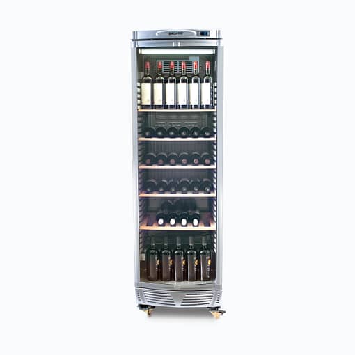 Bromic Chiller Wine 372L Curv DR LED Silver/WC0400C-NR