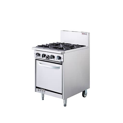 Kenna Commercial Gas Stove with Oven - 4/6 Burners | Heavy Duty - Image 2