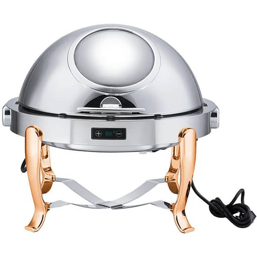 Ex-Showroom: Round Chafing Dish with Gilt Legs - KGTCS6803