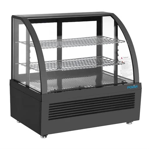 Polar CU636-A 100Ltr Countertop Display Fridge – Black