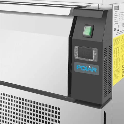 Polar DA997-A U-Series Double Drawer Counter Fridge Freezer – 6x 1/1 GN - Image 3