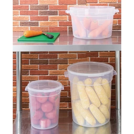 Vogue Round Container Polypropylene - 10Ltr 338fl oz - Image 6