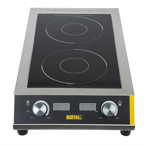 Apuro Heavy Duty Double Induction Hob - 7kW - Image 3