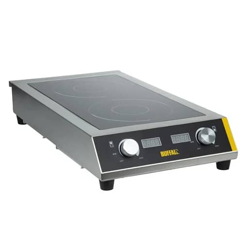 Apuro Heavy Duty Double Induction Hob - 7kW - Image 5