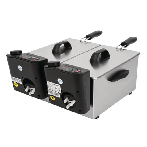 Caterlite Light Duty Fryer - 2x3.5Ltr - 2x2.2kW - Image 2