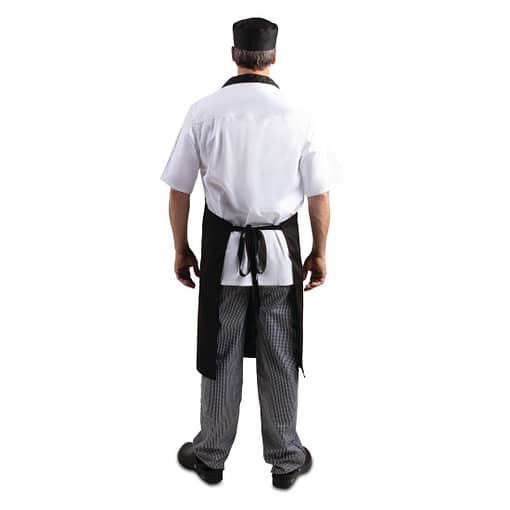 Whites Bib Apron Polycotton Black - Image 6