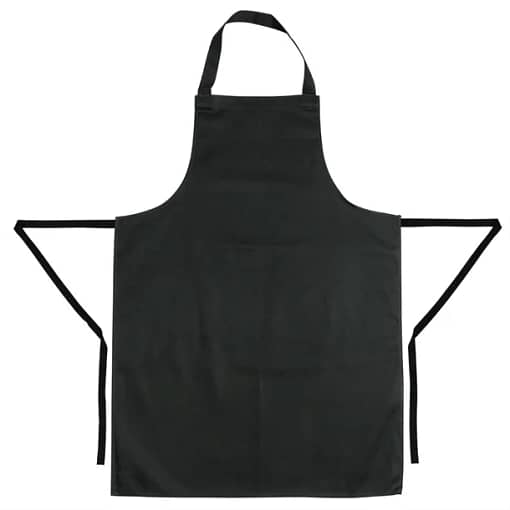Whites Bib Apron Polycotton Black - Image 3