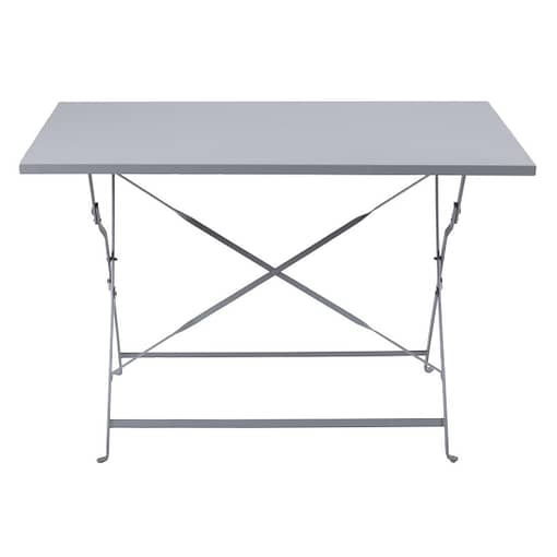 Bolero Grey Pavement Style Folding Table - 1100x700mm - Image 2