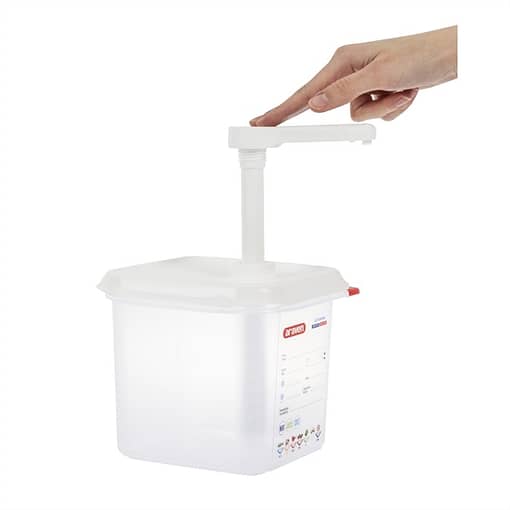 Araven Sauce Dispenser with Pump GN 1/6 2.6L – Portion Control Solution - Image 5