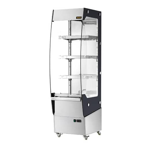Apuro CW146-A Slimline Heated Multideck Display – 220L, 1.65kW, 3 Shelves - Image 5
