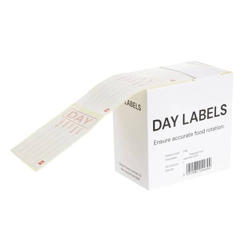 PR BUSTER - Hygiplas Removable Food Prep Label 2x2.5'' (Roll 500) - Image 4