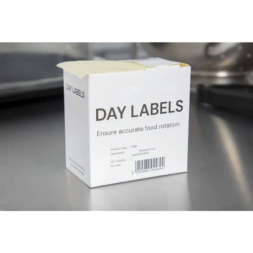 PR BUSTER - Hygiplas Removable Food Prep Label 2x2.5'' (Roll 500) - Image 2