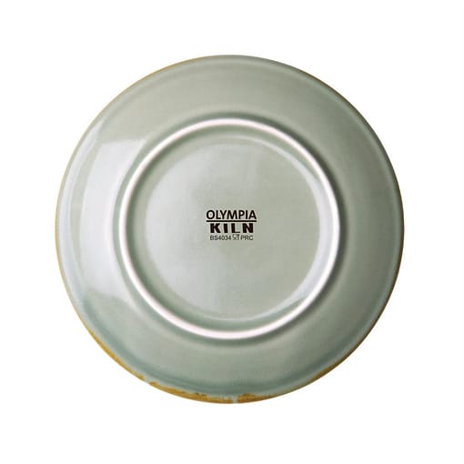 Olympia Kiln Moss Round Coupe Plate - 7" (Box 6) - Image 3