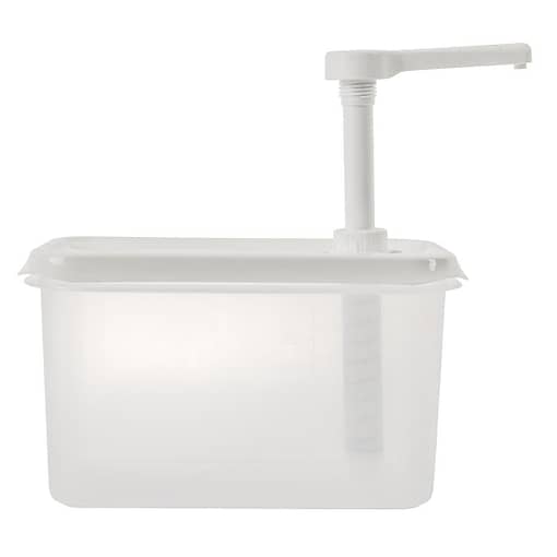 Araven 4.3L Sauce Dispenser – GN 1/4 Size, BPA-Free Push Pump (FR177) - Image 5