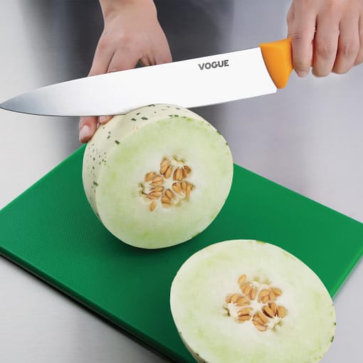 Vogue Soft Grip Pro Chef Knife St/St - 254mm 10" - Image 4