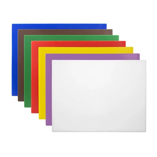 Hygiplas Low Density Set of 7 Chopping Board Set - 450x300x10mm - Image 5