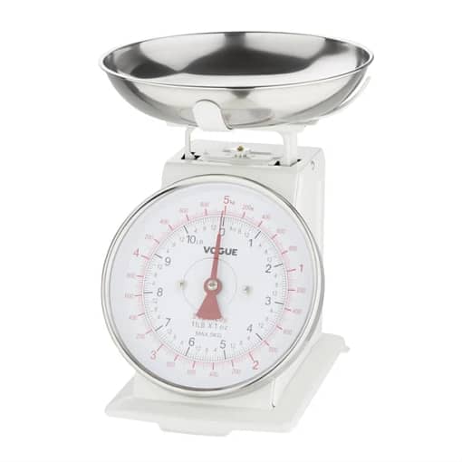 Vogue Kitchen Scale Bowl Top 5Kg/11lbs - Grad. 20g/1oz - Image 5