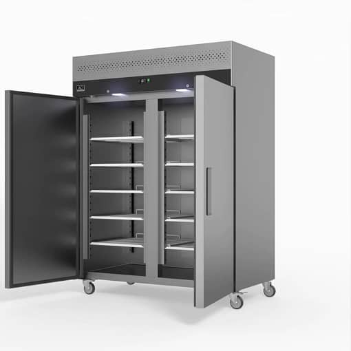 AG GNX1400TN – 1300L Upright Double Door Commercial Fridge - Image 4