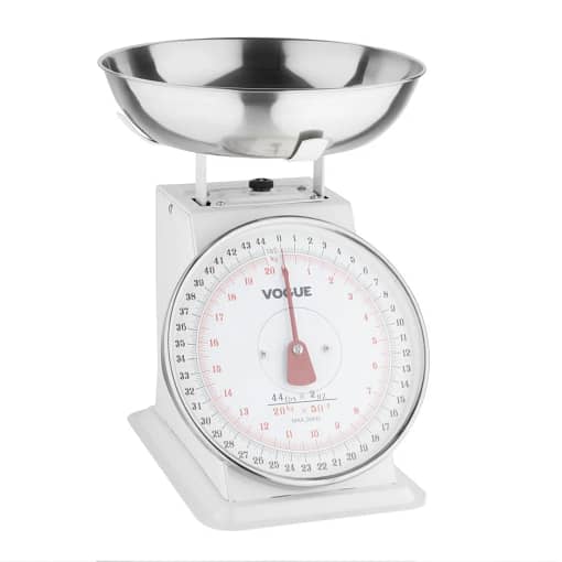 Vogue Kitchen Scale Bowl Top - 20kg/44lbs Grad. 50g/2oz - Image 6