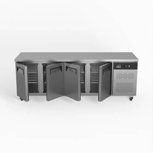 AG SLX4100TN – 4 Door Stainless Steel Worktop Fridge 600mm Depth - Image 2