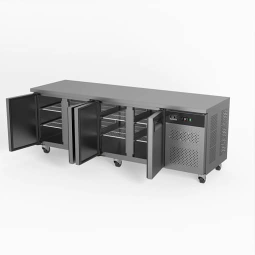 AG SLX4100TN – 4 Door Stainless Steel Worktop Fridge 600mm Depth - Image 3