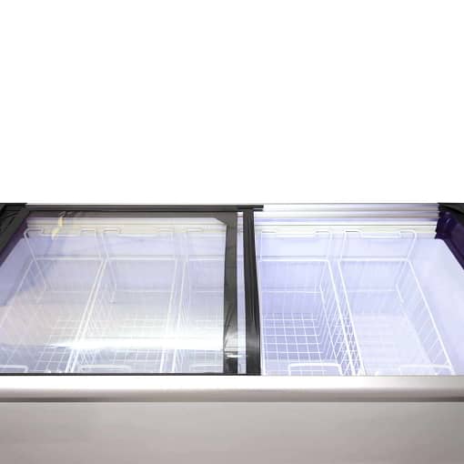 AG SD520Q Chest Freezer Glass Top Sliding Door 445L - Image 5