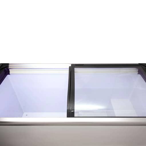 AG SD520Q Chest Freezer Glass Top Sliding Door 445L - Image 4