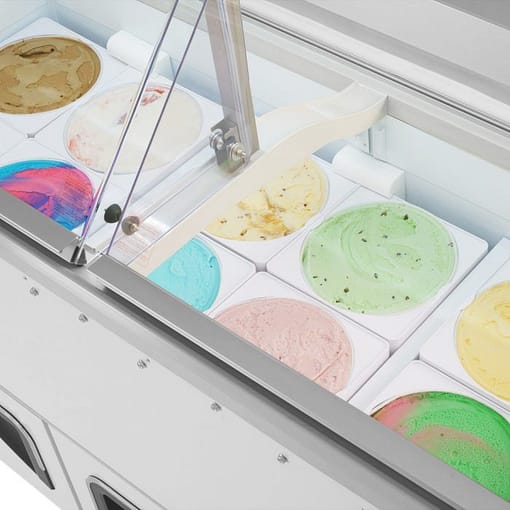 Turbo Air TIDC-47W Ice Cream Display Fridge Dipping Cabinet - Image 5