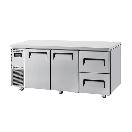 Turbo Air KUR18-2D-2(HC) Versatile Pro Series: 2-Drawer, 2-Door Undercounter Chiller - 1800mm