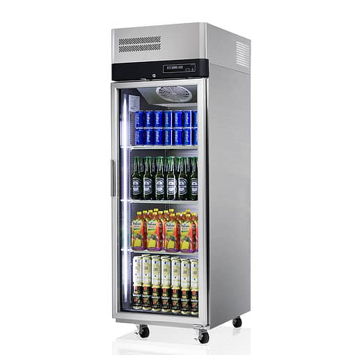 Turbo Air KR25-1G(HC) VistaSeries: 1 Glass Door Top Mount Display Fridge - 574L