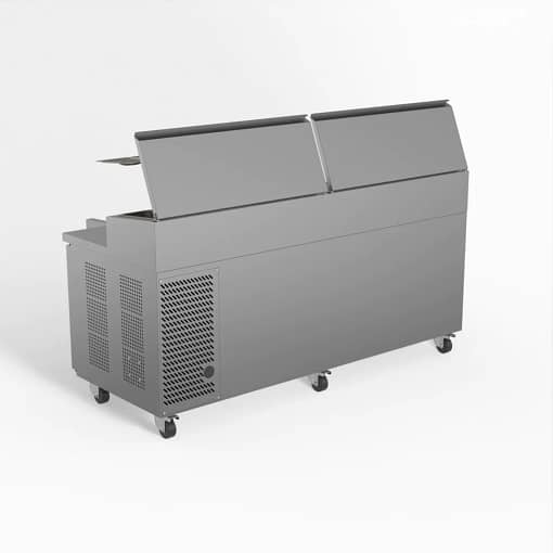 AG SH3000-800 3 Door Salad Prep Bar Fridge with 1/3 GN trays x 10 - Image 5