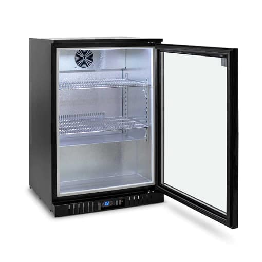 AG 1 Hinged Door Bar Fridge Black | 1BBR-H - Image 3
