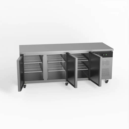 AG GNX4100TNG 4 Door Workbench Fridge – 553L, Glass Doors - Image 3
