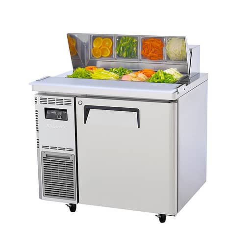 Turbo Air KHR9-1 (HC) 1 Door Salad Prep Table Refrigerator 900mm